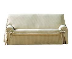 Eysa F62211 Giovanna Copridivano 2 posti, colore Beige(Ecrù), 44 x 38 x 10 cm