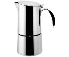 ILSA Omnia Caffettiera Espresso, con Fondo Induzione, Acciaio Inossidabile, Argento, 6 Tazze