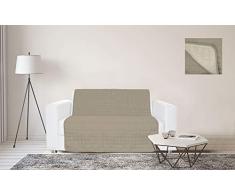 Sogni e Capricci Art-WT-Tortora anna-125X190 Fascia Copridivano Waterproof, Tortora Anna, 2 Posti