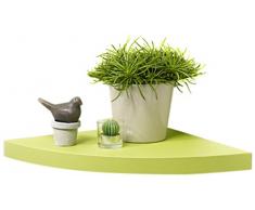 ModulHome 6RAN796BC - Mensola in MDF, 35 x 35 x 3,4 cm, Pannello MDF, Verde Anice, 35 x 35 x 3,4 cm