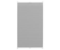 Gardinia Tenda Plissettata, Poliestere, Grigio, 60 x 130 cm
