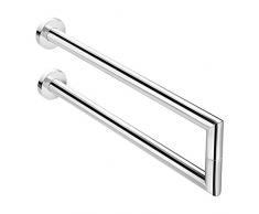 pomdor portasciugamani doppio laterale cromato Kubic Cool