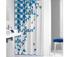 Sealskin Tangram Tenda da Doccia, Poliestere, Blu, 180 x 200 cm