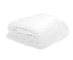 Lovely Casa P45792009 Doudou - Coperta Matrimoniale in poliestere, 220 x 240 cm, colore: bianco