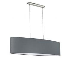 Eglo 31586 - Lampada a sospensione, E27, 60W, Grigio