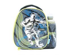 Smash, Borsa Termica per Il Pranzo e Borraccia, Tessuto, Green/Black/White, 10.2 x 27.7 x 27.1 cm