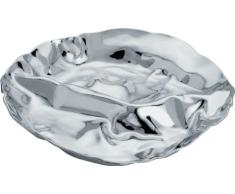 Alessi LC12 Pepa Antipastiera a Due Scomparti in Acciaio Inossidabile 18/10 Lucido