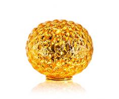 Kartell Planet Lampada da Tavolo 22 W, Giallo, 31x28 cm