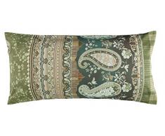 Bassetti ANACAPRI - Fodera per Cuscino, Cotone, Verde, 40 x 80 cm