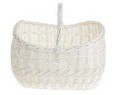 EÂ âÂ wicker24Â Spesa Cestino in Vimini, Cestino, Cesto, Beige, 44 x 32 x 36 cm
