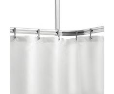 Sealskin Easy Roll Set del Binario per Tenda da Doccia, Acciaio Inox, Alluminio, Opaco