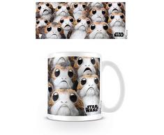 Pyramid International MG24937 Star Wars The Last Jedi (Many Porgs) Mug, Ceramica, Multicolore