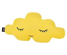 Paparajote Factory Shop - Cuscino in Cotone a Forma di Nuvola 35 x 12 x 19 cm Giallo