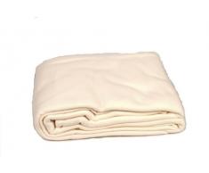 Comptoir du Linge - Coperta Matrimoniale in pile, colore ecrÃ¹ 240 x 260 ecru