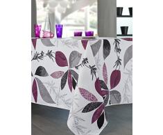 CALITEX Madeira Tovaglia rettangolare poliestere prugna 200 x 150 cm