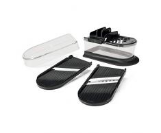 Kyocera Mini Set Affettatrici e Grattugia, Ceramica, Nero