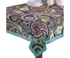 Martina Home Bombay Tovaglia, Tessuto, Multicolore, 140Â x 240Â cm