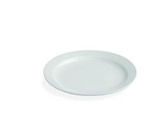 Tognana 25 cm, in Porcellana, Modello Basic, Piatto Piano, Colore: Bianco Panna