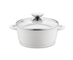 Berndes Vario Click Induction B.Nature Casseruola con Coperchio 20 cm, 2.3 Litri, Alluminio Pressofuso