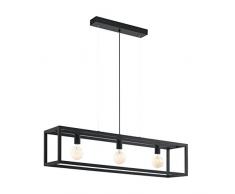 EGLO Elswick lampada a sospensione Supporto flessibile Nero E27 A,A+,A++,B,C,D,E