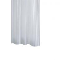 RIDDER 478510-350 Tenda da Doccia in Tessuto 180x200 cm Colore: Bianco