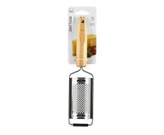 H&H 8016 Grattugia, Acciaio Inossidabile, Argento