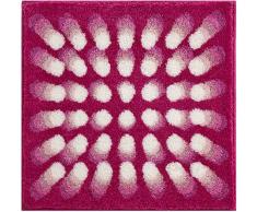 Grund Karim 07 Tappeto per Il Bagno, Poliacrilico Supersoft, Rosa, 60x60 cm