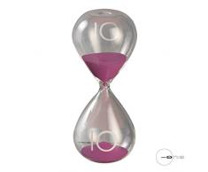 Mascagni Clessidra 10Â Minuti Vetro Fucsia 15Â x 7Â x 7Â cm
