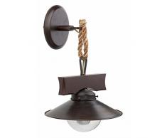 FARO - NUDOS Lampada da parete marrone ossido