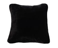 GÃ¶zze Cashmere Feeling Cuscino, Polyester, Nero, 50 x 50 x 5 cm, 2 unitÃ 