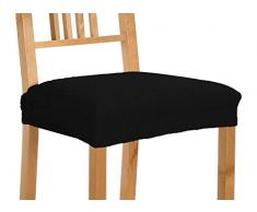 Martina Home Emilia Confezione di federe coprisedia, in Tessuto 24x30x6 cm Nero