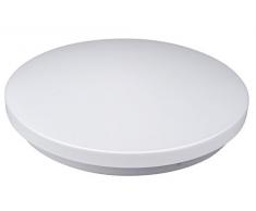 Kai 54002 Plafoniera LED Circolare 20 W, Bianco, 30 x 7,5 x 30, plastica