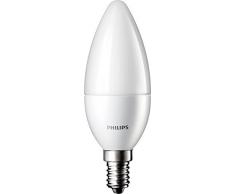 Philips 76238600 LED Oliva 6W (40W) Attacco E14 Luce Calda 2700°K