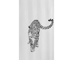Kleine Wolke 5257185305Â Wildcat Tenda da Doccia, 180Â x 200Â cm, Nero/Bianco