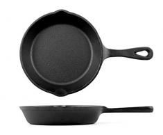 H&H 734274 Tegame 1 Manico in Ghisa, cm16