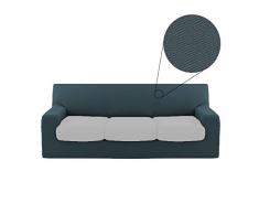 Biancaluna Copristruttura 3 posti Copridivano Genius 180 a 250 cm R457 Blu Sugar