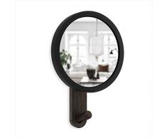 Umbra Hub Ganci Appendiabiti, Nero/Noce, Standard