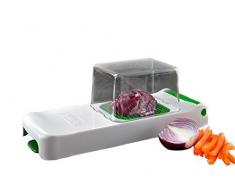 Alligator - Tagliaverdure 1079&nbsp Big, in plastica, Colore: Bianco, 28Â x 10,5Â x 10,5Â cm