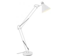 Brilliant 92710/05 Winston - Lampada grande da tavolo, colore: Bianco opaco