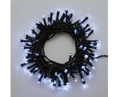 Xmas King Catena Batteria c/TMR Bianco Illuminazione di Natale 8024199032361, Multicolore, Unica