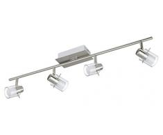 EGLO 93828 travi Spotlight, alluminio, trasparente