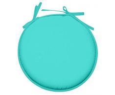 Lovely Casa Nelson CU4689024GAL-R Cuscino Rotondo per Sedia, Colore: Celadon,in polietilene/Cotone, 40 x 40 cm