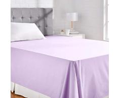 AmazonBasics - Lenzuolo Everyday in 100% cotone, 230 x 260 cm - Lilla