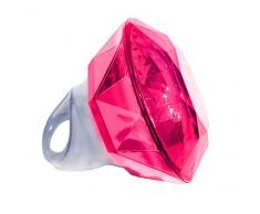 Outlook Design Diamond Ring Light Luce Notturna, Lampada datmosfera, Torcia Diamante, Rosso