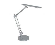 Eglo Tornos - Lampada da tavolo in plastica, 5 W, colore: Argento