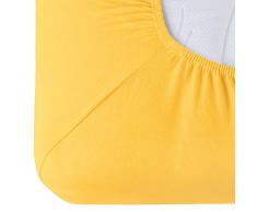 CelinaTex Relax Lenzuolo Elasticizzato Letto Contenitore Letto ad Acqua Cotone 180x200-200x220 cm Giallo Limone