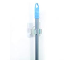 Tatay Quickfix Clip Ferma Scope Organizer da Parete, Appendiabiti con Adesivo per microventosas, Supporta Fino a 5Â Chili, Riutilizzabile, traslucida, Taglia Unica