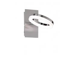 WOFI 4295.01.64.6000Â a Spot, Metallo, 4.5Â W, integrato faretto da parete 1 punto luce argento