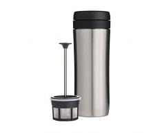 EsproÂ®, travelpress, caffettiera Francese con Filtro per Il caffÃ¨, Acciaio Inossidabile, Edelstahl, 7.2 x 7.2 x 20.4 cm