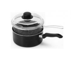 BALLARINI Firenze Friggitrice 1 Manico, Cortan, Nero, Diametro 20 cm